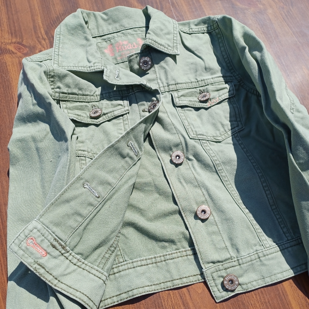 MUDD khaki green jacket army green
